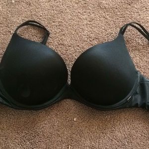 Black bra, super comfy not a lot of pading